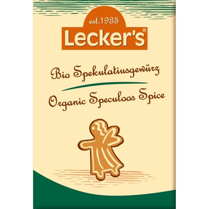 Condiment Bio pentru Biscuiti de Craciun, Spekulatius, 16 g, Lecker`s
