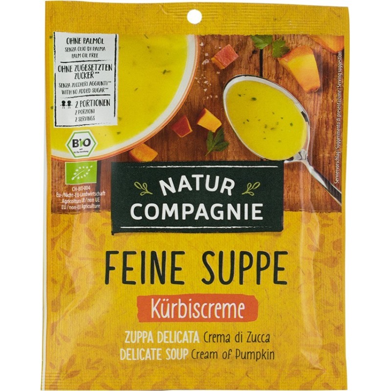 Supa Crema Bio de Dovleac, 40 g Natur Compagnie