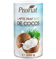 Lapte Praf Bio de Cocos, 200 g