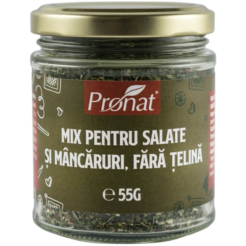 Mix de Condimente pentru Salate si Mancaruri, fara Telina, 55g