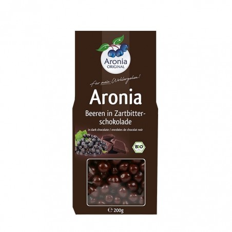 Fructe de Aronia Bio Glazurate cu Ciocolata, 200 g Aronia Original...
