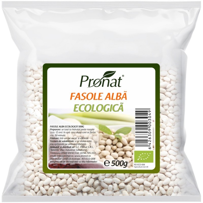 Fasole Alba Bio, 500 g