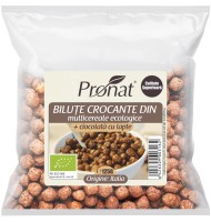 Bilute Crocante din Multicereale Bio + Ciocolata cu Lapte, 125 g