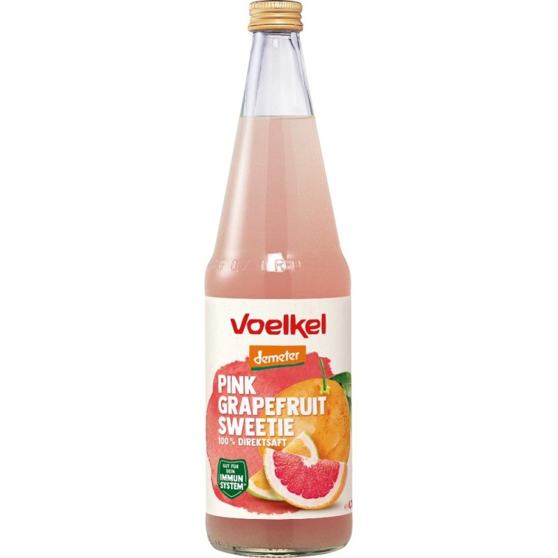 Suc Bio de Grapefruit Roz, 700 ml, Voelkel
