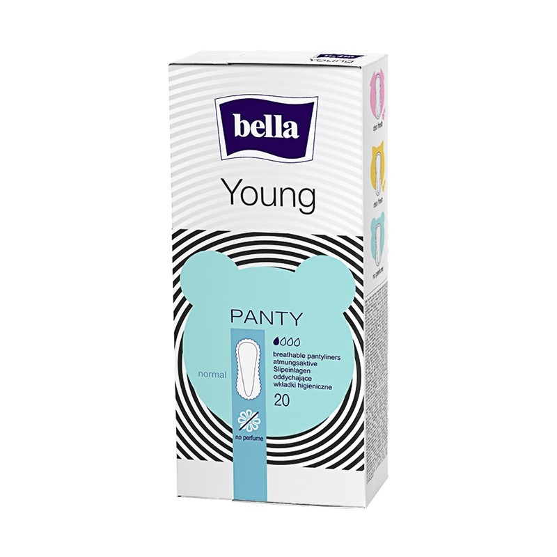 Absorbante Zilnice Bella Panty Young Turquoise, 20 Bucati