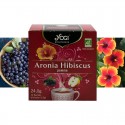 Ceai Bio Aronia, Hibiscus si Mar, Yogi Tea, 12 Plicuri, 24 g