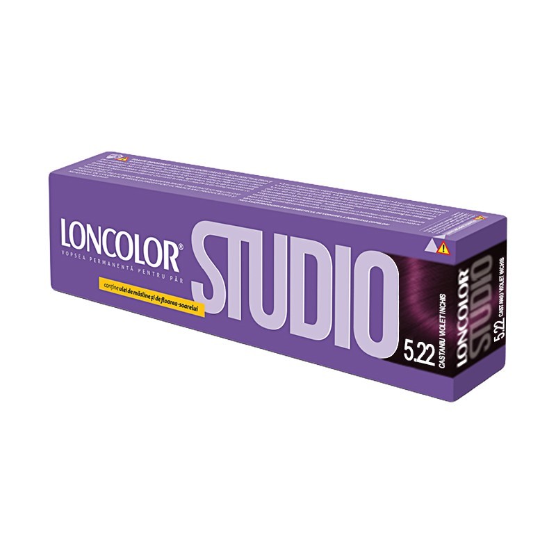 Vopsea de Par Loncolor Studio 5.22 Castaniu Violet Intens, 60 ml