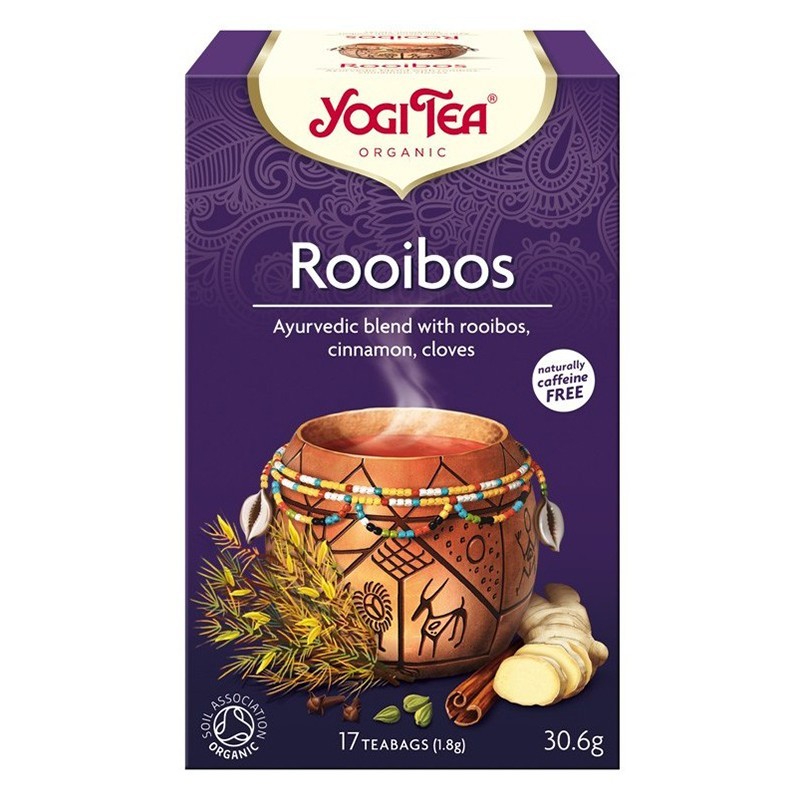 Ceai Bio Rooibos, Yogi Tea, 17 Plicuri, 30.6 g