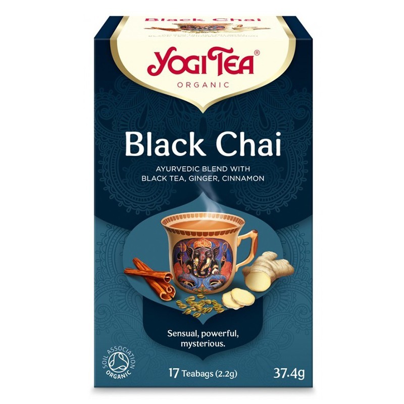 Ceai Bio Negru, Yogi Tea, 17 Plicuri, 37.4 g