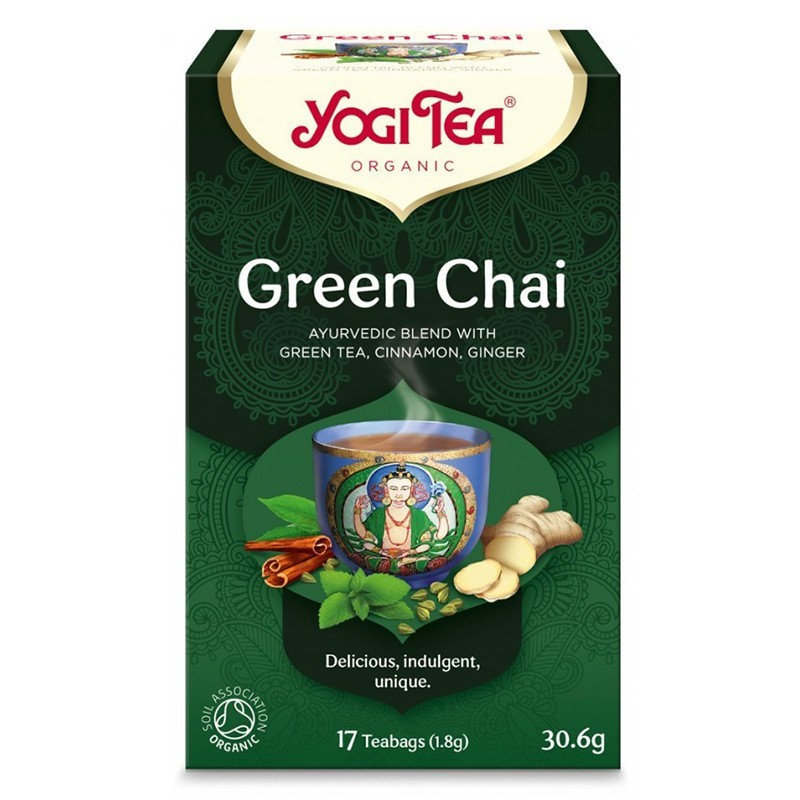 Ceai Bio Verde, Yogi Tea, 17 Plicuri, 30.6 g