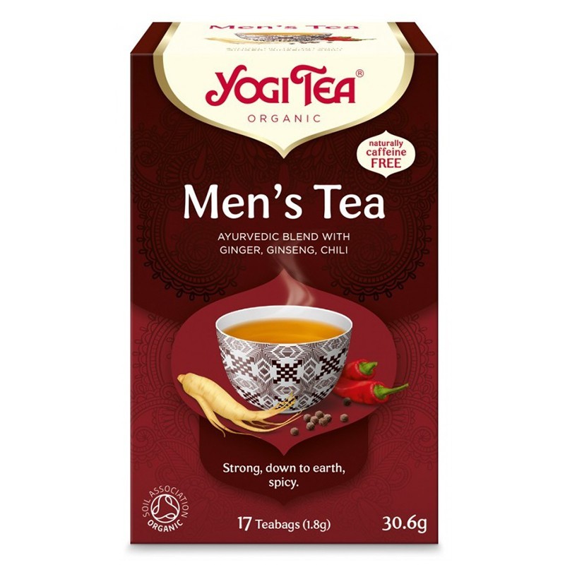 Ceai Bio pentru Barbati, Yogi Tea, 17 Plicuri, 30.6 g