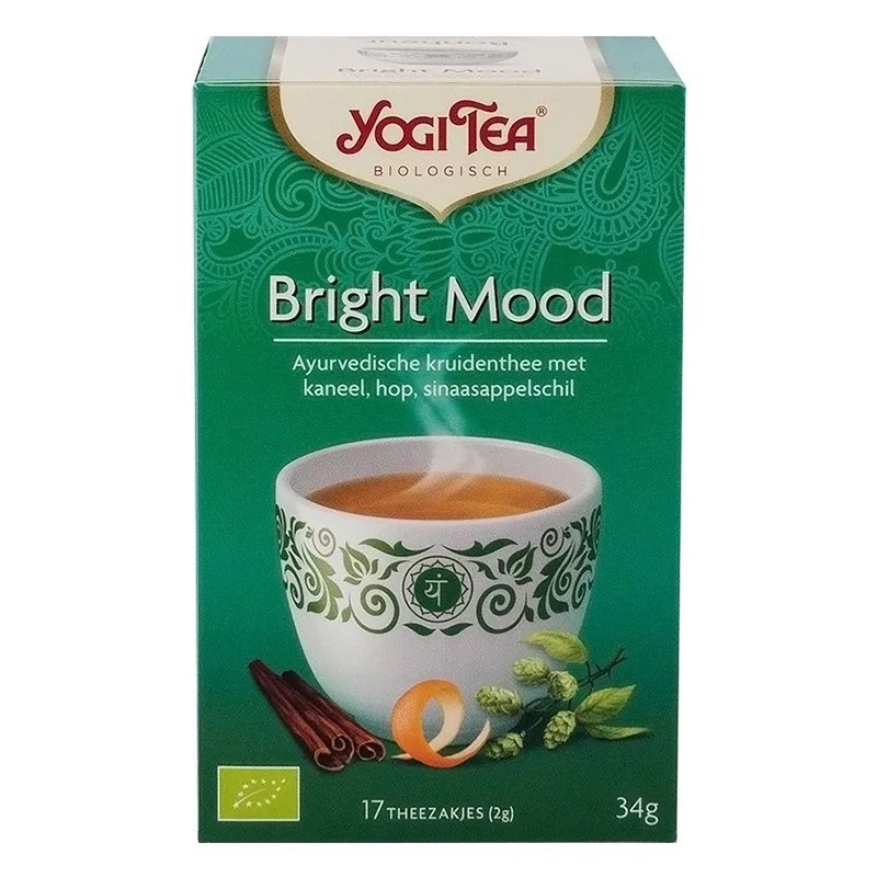 Ceai Bio Buna Dispozitie, Yogi Tea, 17 Plicuri, 34 g