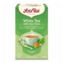 Ceai Bio Alb cu Aloe Vera, Yogi Tea, 17 Plicuri, 30.6 g