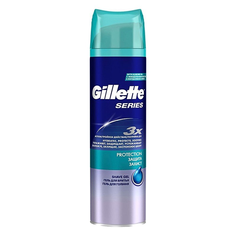 Gel de Ras Gillette Series Protection, 250 ml