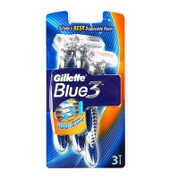 Aparat de Ras Gillette Blue 3, 3 Lame, Barbati, 3 Bucati