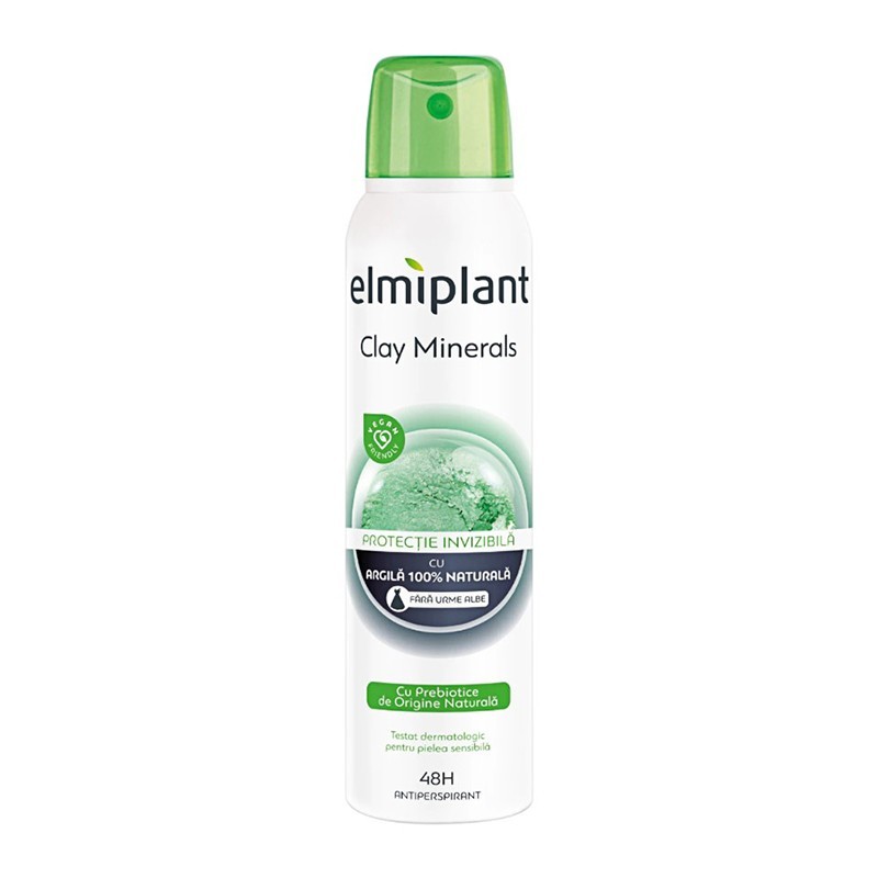 Deodorant Antiperspirant Spray Elmiplant Clay Minerals, 150 ml