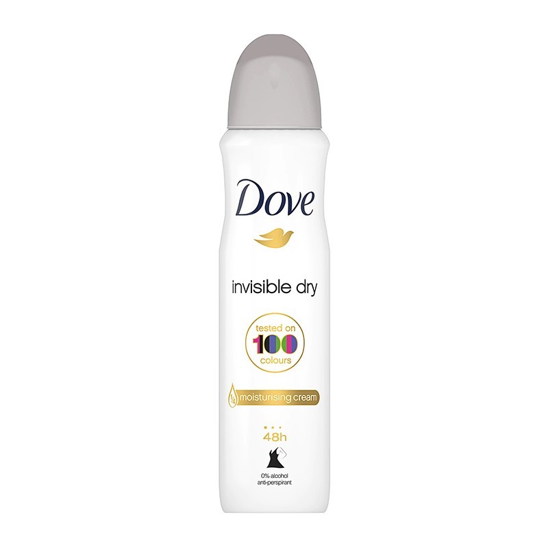 Deodorant Antiperspirant Spray Dove Invisible Dry, pentru Femei, 150 ml