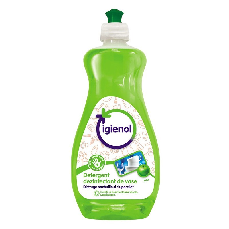 Detergent Dezinfectant de Vase Igienol, Mar, 500 ml