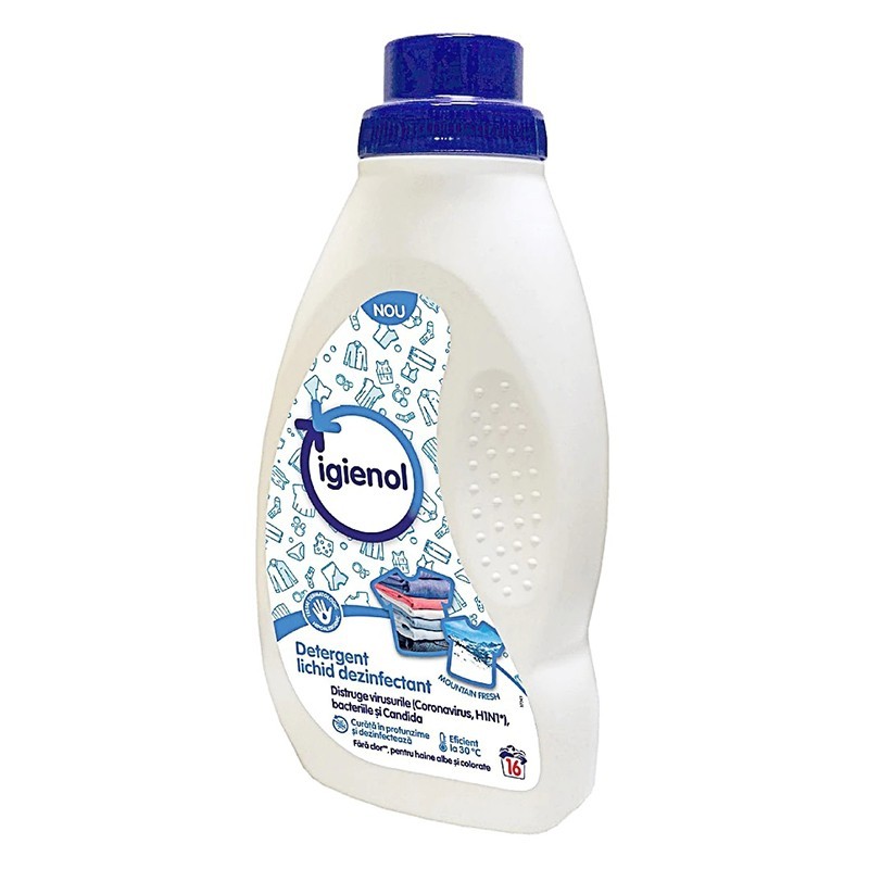 Detergent Lichid Dezinfectant Igienol, Mountain Fresh, 20 Spalari, 960 ml