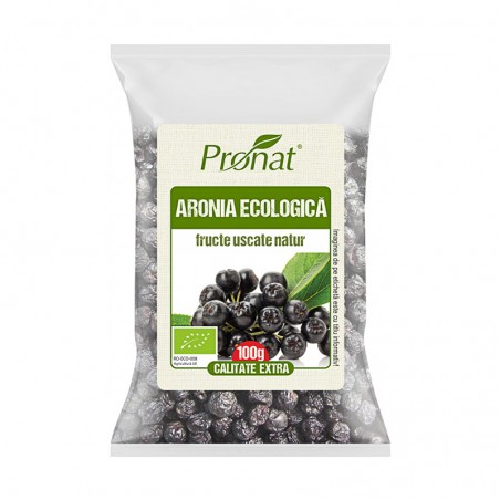Fructe Bio de Aronia Uscate, 100 g...