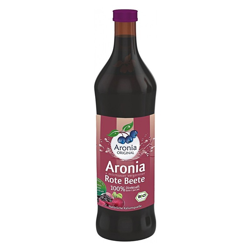 Suc Bio de Aronia cu Suc de Sfecla Rosie Lacto Fermentat, 700 ml Aronia Original