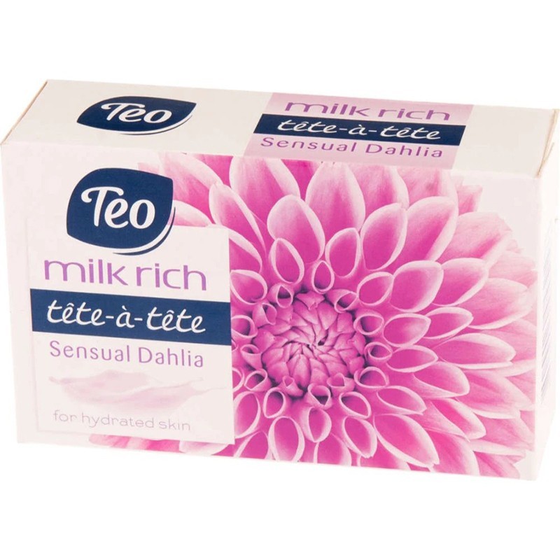 Sapun Solid Teo Milk Sensual Dhalia, 100 g