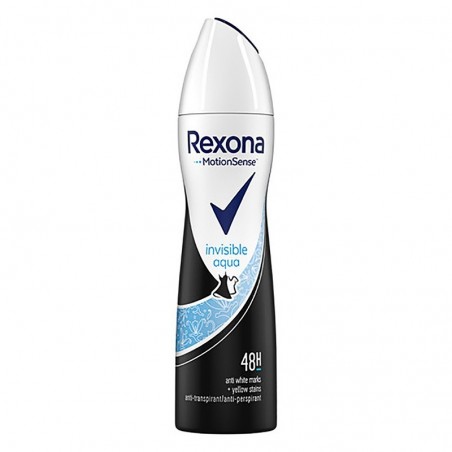 Deodorant Antiperspirant Spray Rexona Invisible Aqua, pentru Femei, 150 ml...