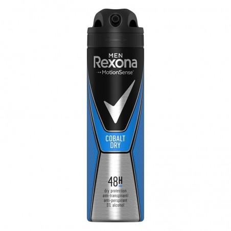 Deodorant Antiperspirant Spray Rexona Men Cobalt Dry, pentru Barbati, 150 ml...