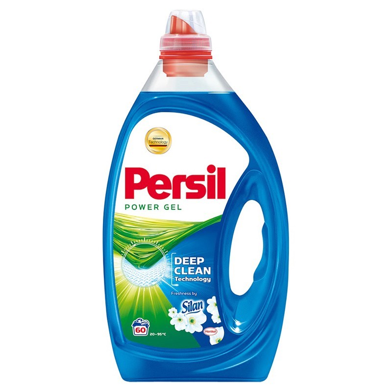 Detergent Lichid Persil Power Freshness by Silan, Gel, 60 Spalari, 3 l