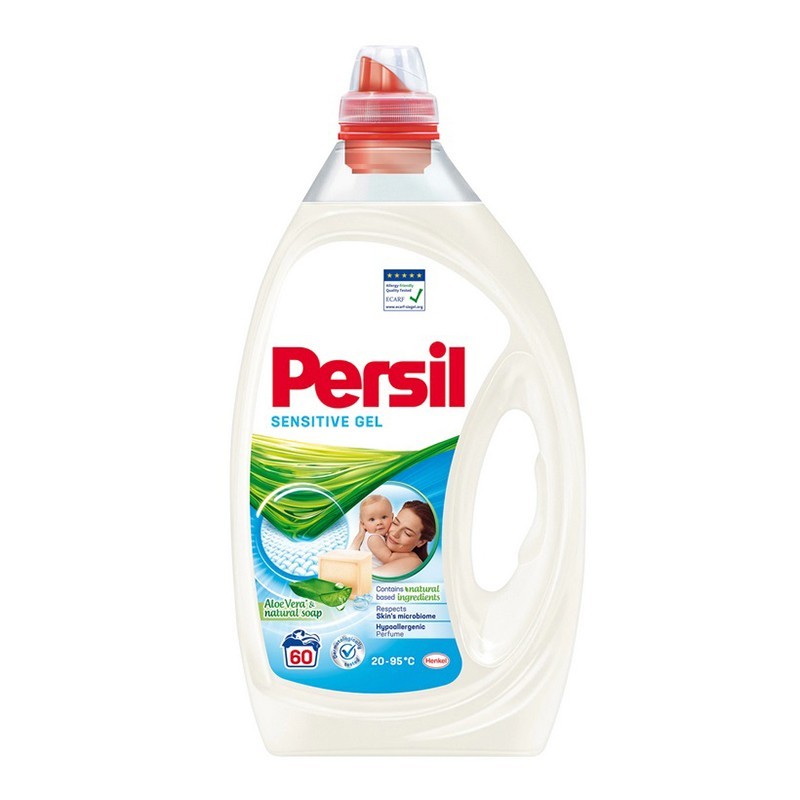Detergent Lichid Persil Sensitive Gel, 60 Spalari, 3 l