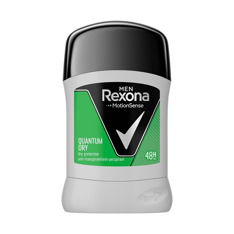 Deodorant Stick Rexona Men Quantum Dry, pentru Barbati, 50 ml