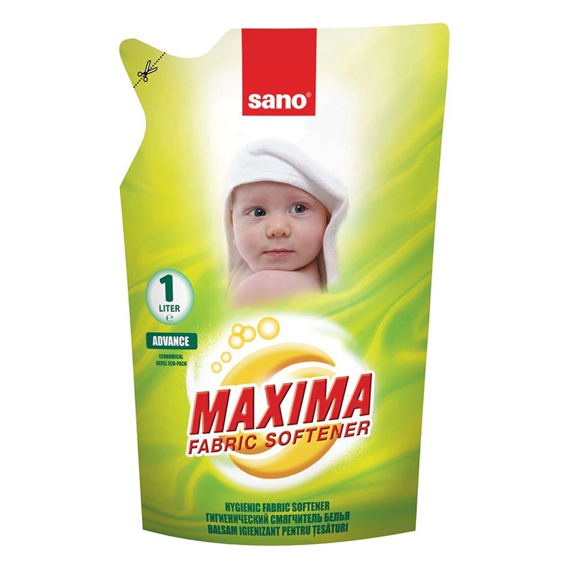 Rezerva Balsam Igienizant pentru Tesaturi Sano Maxima Advance, 10 Spalari, 1 l