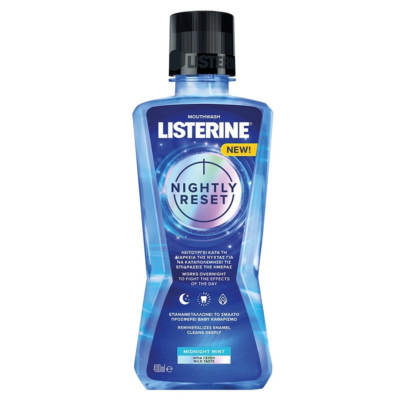 Apa de Gura Listerine Nightly Reset, 400 ml