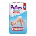 Scutece-chilotel Pufies Pants Sensitive Junior, Marimea 5, 12-17 kg, 42 Buc