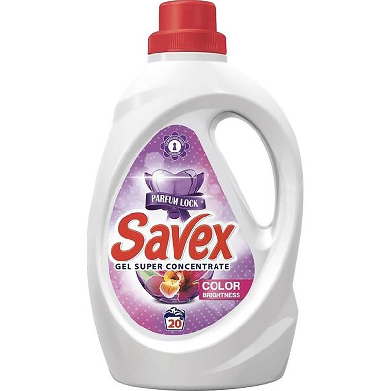 Detergent Lichid Savex Color Care, 20 Spalari, 1.1 l