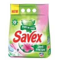 Detergent Automat Savex 2 in 1 Fresh, 40 Spalari, 4 Kg
