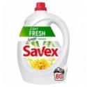 Detergent Lichid Savex 2 in 1 Fresh, 80 Spalari, 4.4 l