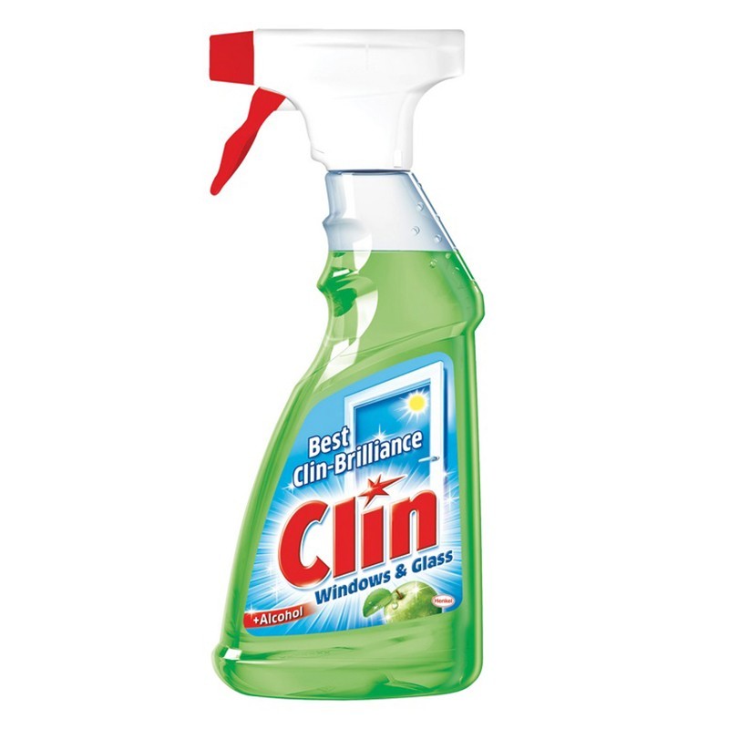 Detergent Geamuri Clin Windows & Glass Apple, 500 ml