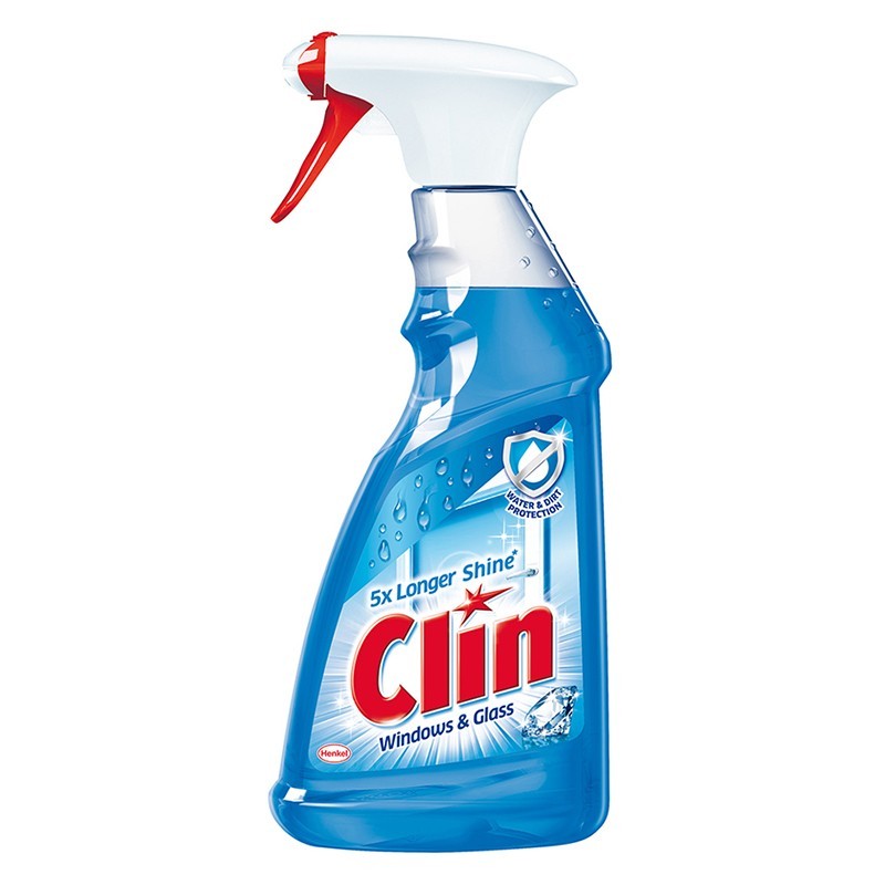 Detergent Geamuri Clin Windows & Glass Blue, 500 ml