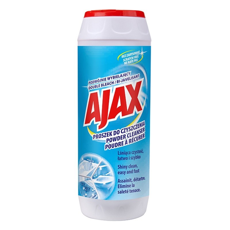 Praf de Curatat Ajax Double Bleach, 450 g