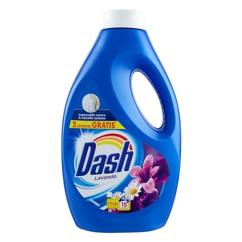 Detergent de Rufe Lichid Dash Lavanda, 19 Spalari, 1.045 l