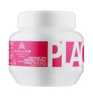 Masca de Par Kallos Placenta, pentru Par Uscat, cu Extract de Plante, 275 ml