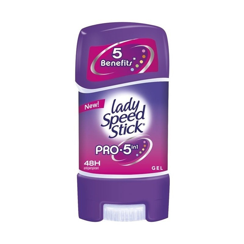 Deodorant Gel Lady Speed Stick, Pro 5 in 1, 65 g