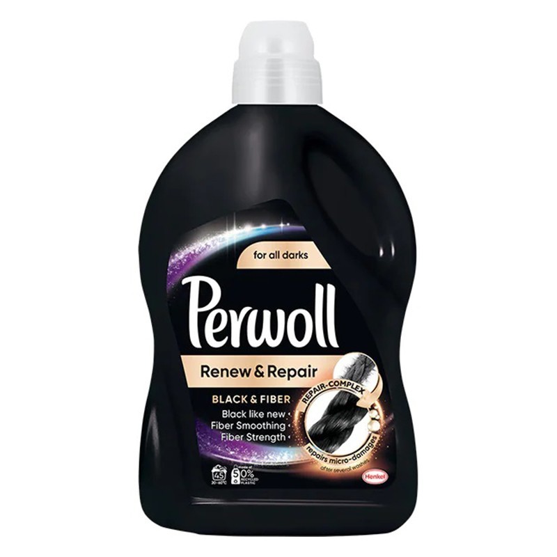 Detergent Lichid Perwoll Renew Black, 45 Spalari, 2.7 l
