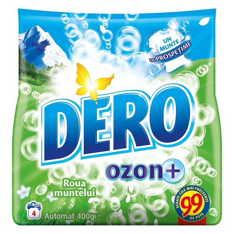 Detergent Automat Dero Ozon+, 4 Spalari, 400 g