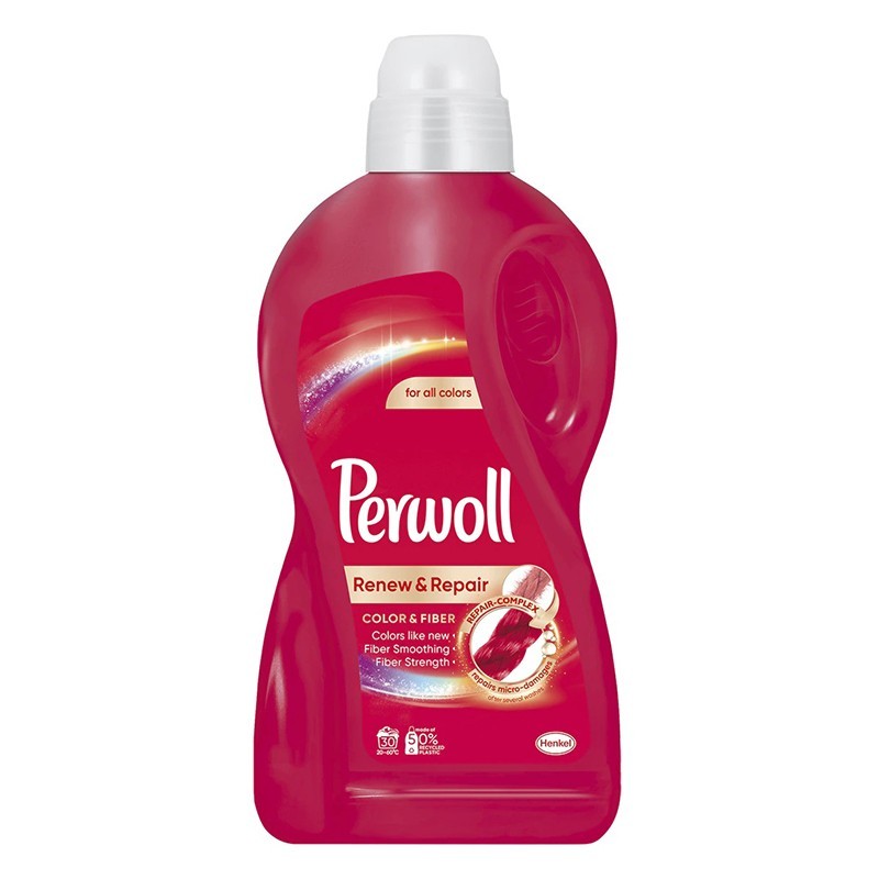 Detergent Lichid Perwoll Renew Color, 30 Spalari, 1.8 l