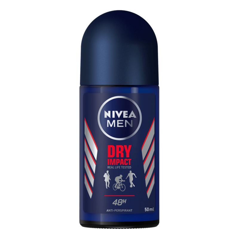 Deodorant Roll-On Men Dry Impact Nivea Deo 50ml