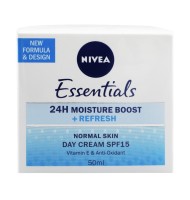 Crema Nivea Essentials SPF 15 de Zi, pentru Ten Normal, 50 ml