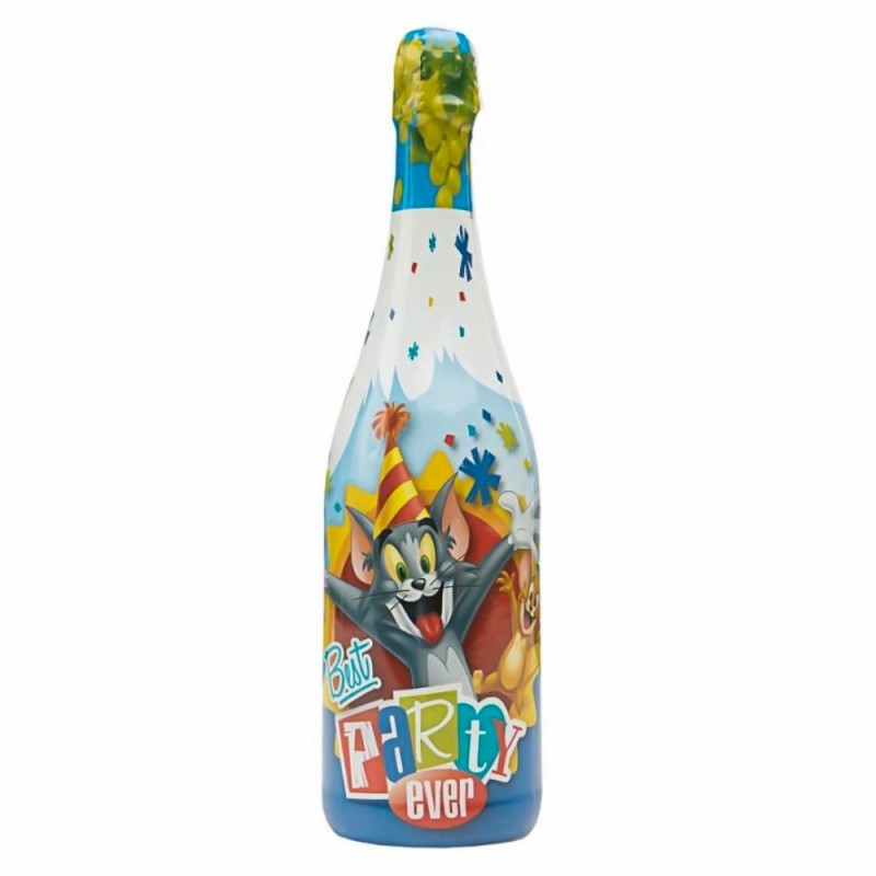 Sampanie pentru Copii Vitapress Tom si Jerry, cu Aroma de Struguri, 750 ml