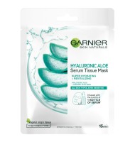 Masca Servetel Garnier Skin Naturals, cu Acid Hialuronic si Aloe Vera, pentru Toate Tipurile de Ten, 28 g